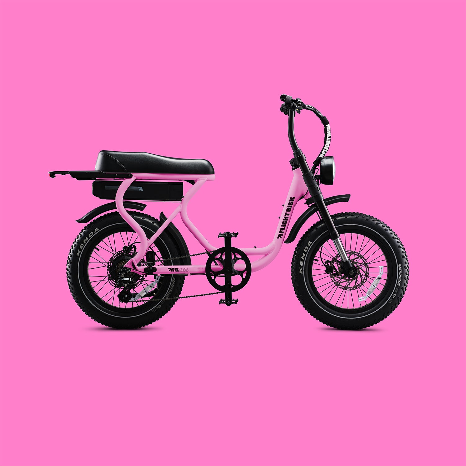 FR555 - White Electric Bike from Flight Risk Australia