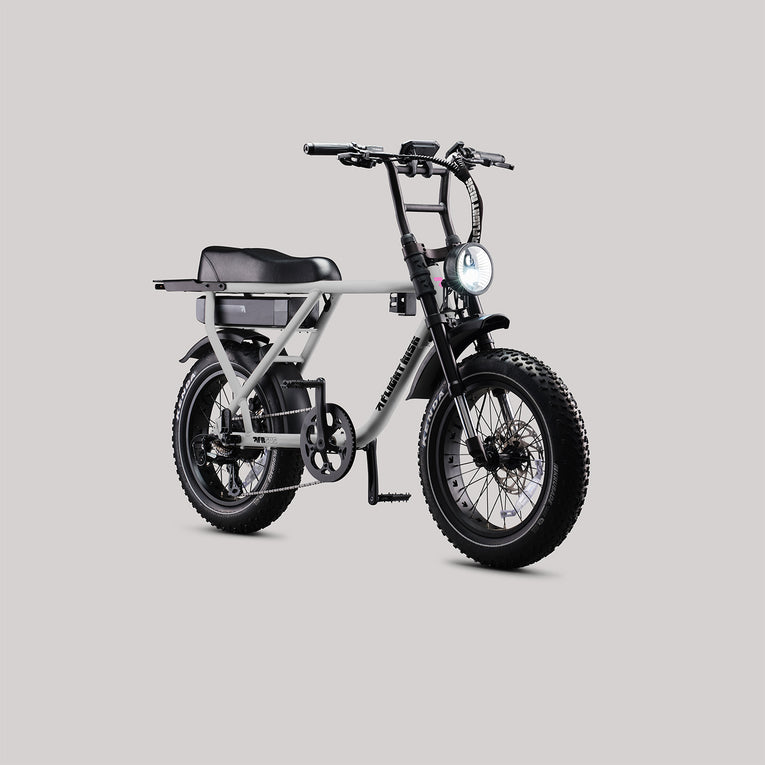 FR555 - White Electric Bike from Flight Risk Australia