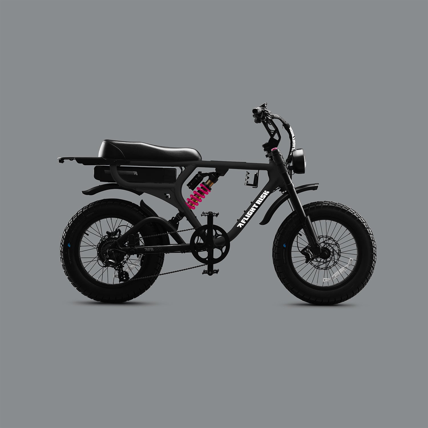 FR555 - White Electric Bike from Flight Risk Australia