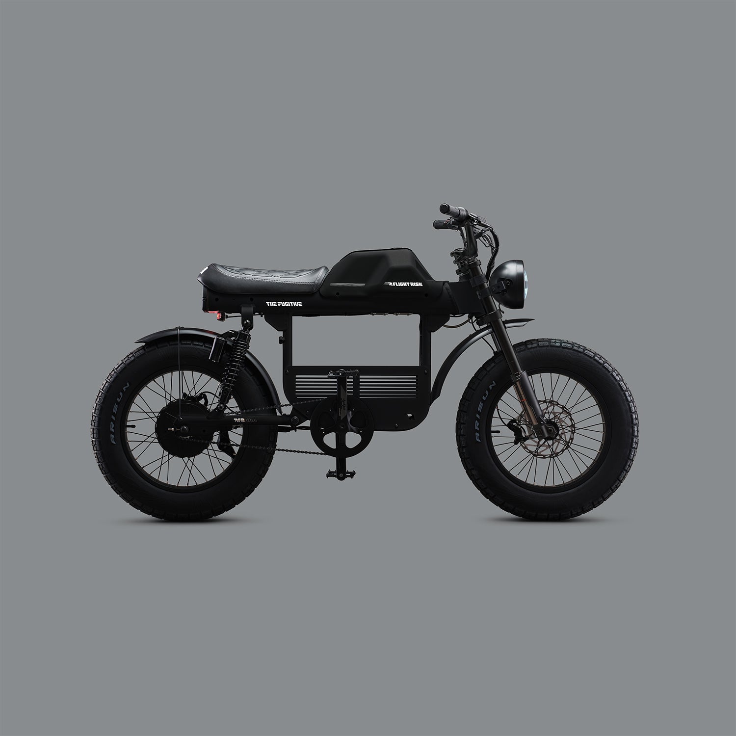 FR555 - White Electric Bike from Flight Risk Australia