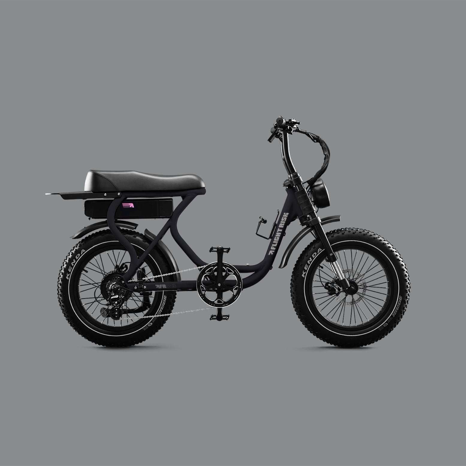 Flight Risk Pink Car FR666 - Pink E-bike with Harley Style | Flight Risk