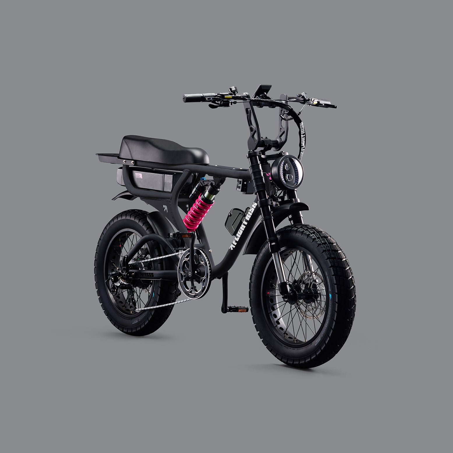 FR505 - Silver E-bike With GPS | Flight Risk Australia