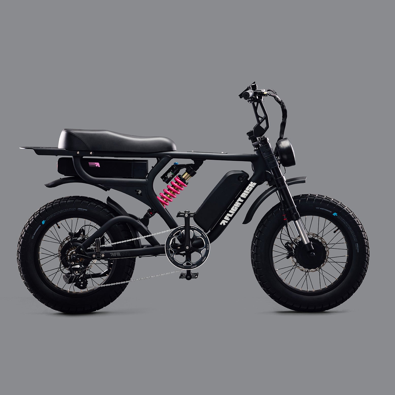 FR777 - BLACK E-bike with Dual Motors | Flight Risk Australia