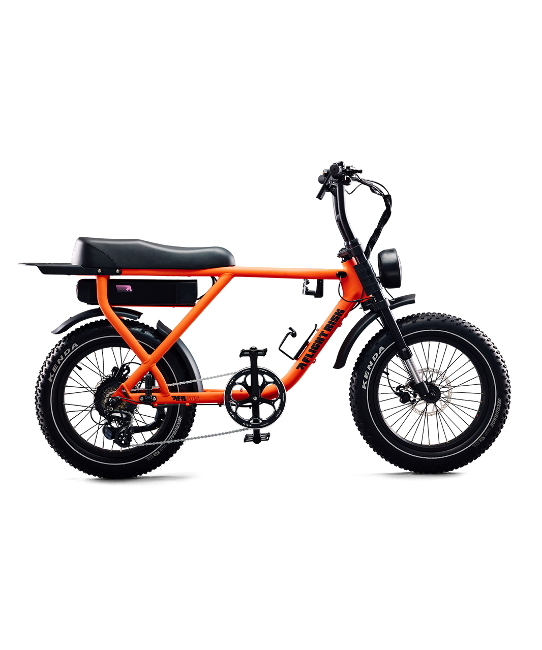 FR505 - Orange Electric Bike from Flight Risk Australia