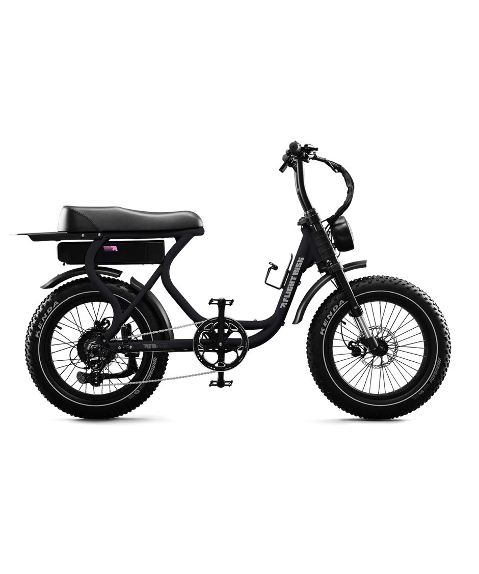 Flight Risk Pink Car FR666 - Pink E-bike with Harley Style | Flight Risk