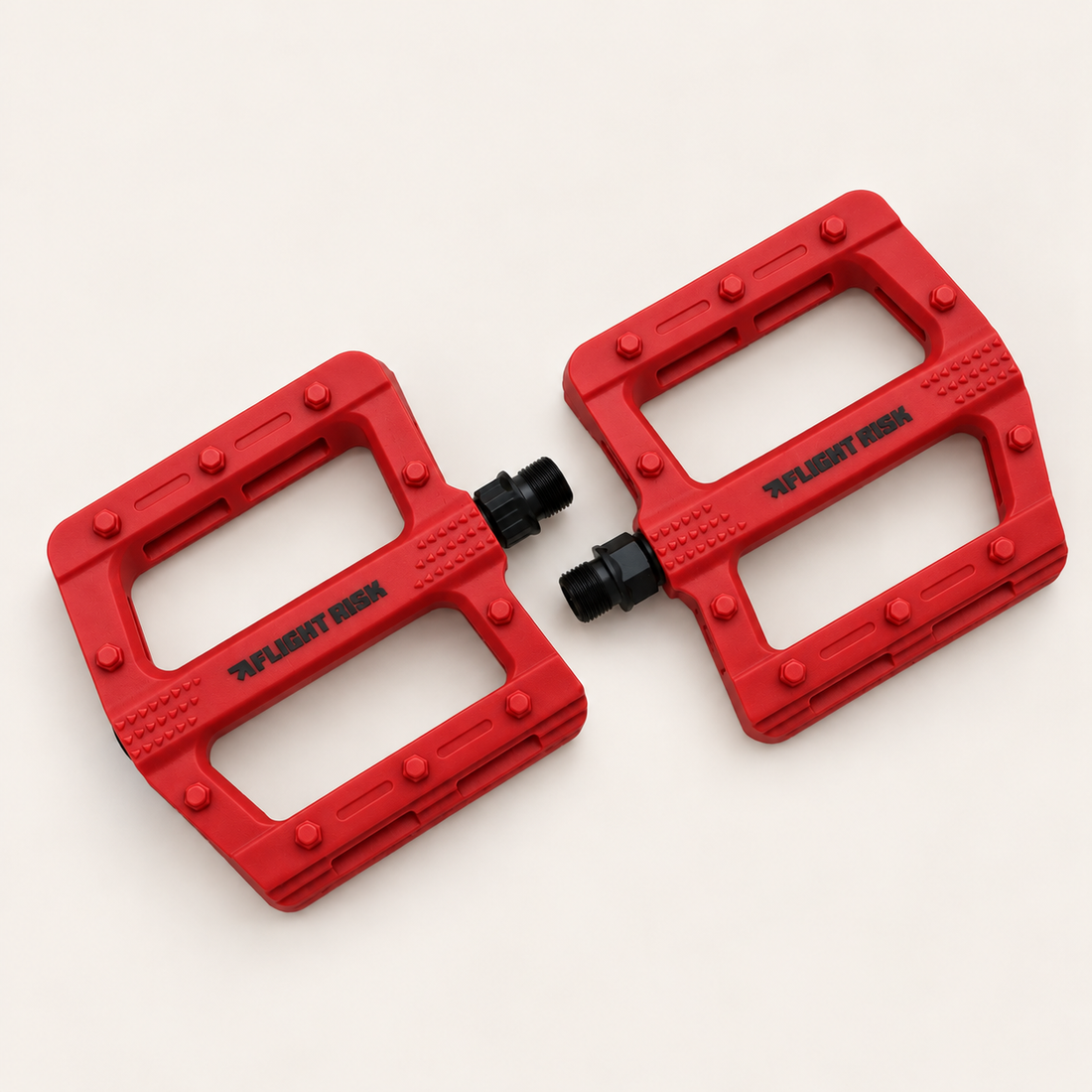 Flight Risk Pedal Set Red