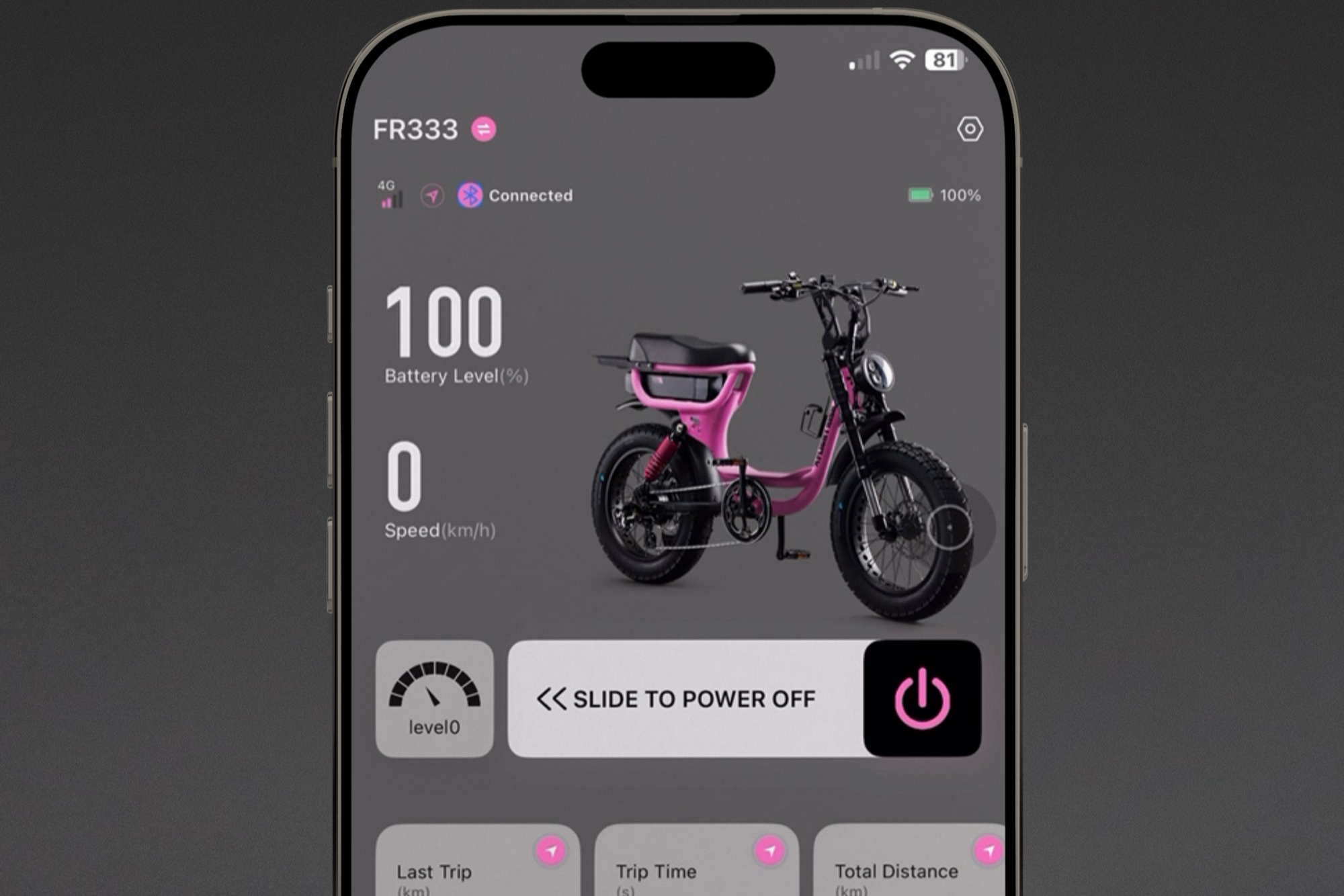 Flight Risk app with GPS, Bluetooth and 4G controls